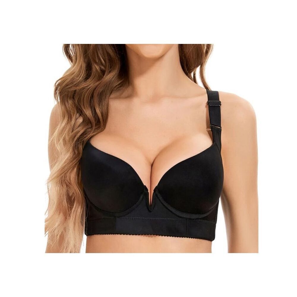 NEW Push Up Bra Plus Size Bra Back Fat Coverage Underwire 40DD